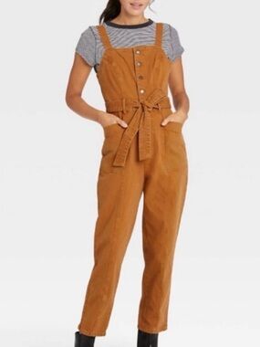 Universal Thread Corduroy Jumpsuit in Rust